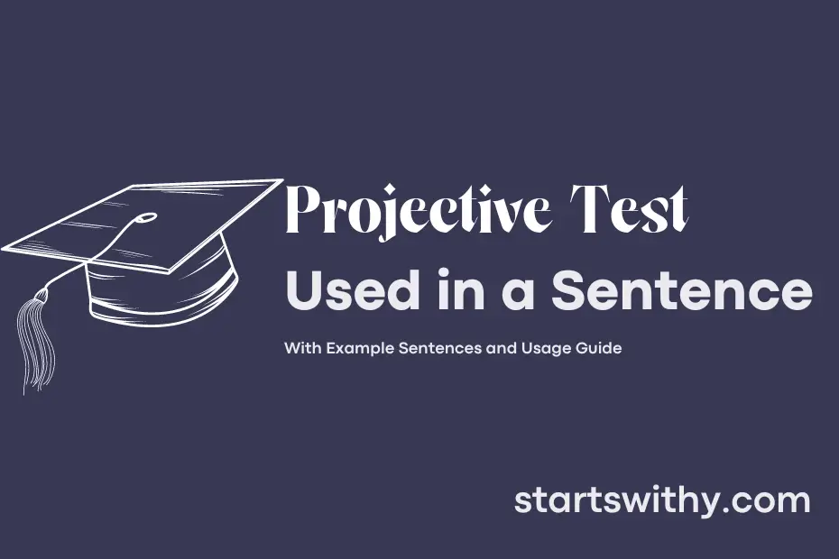 Sentence with Projective Test