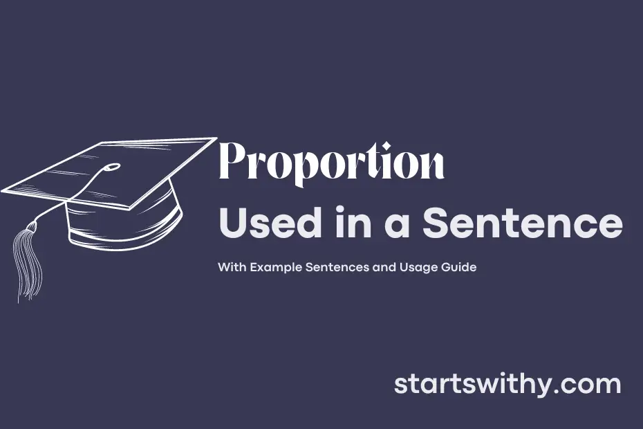 Sentence with Proportion