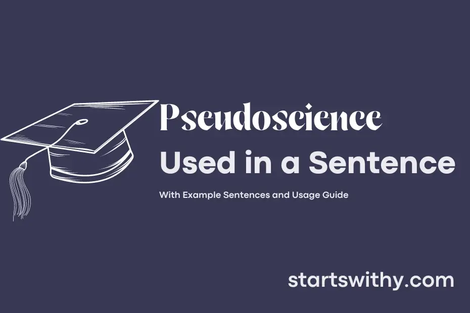 Sentence with Pseudoscience