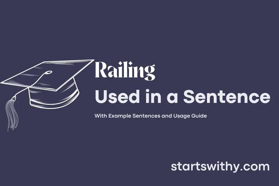 Sentence with Railing
