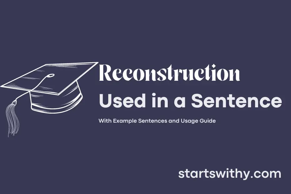 Sentence with Reconstruction