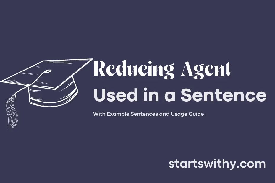 Sentence with Reducing Agent