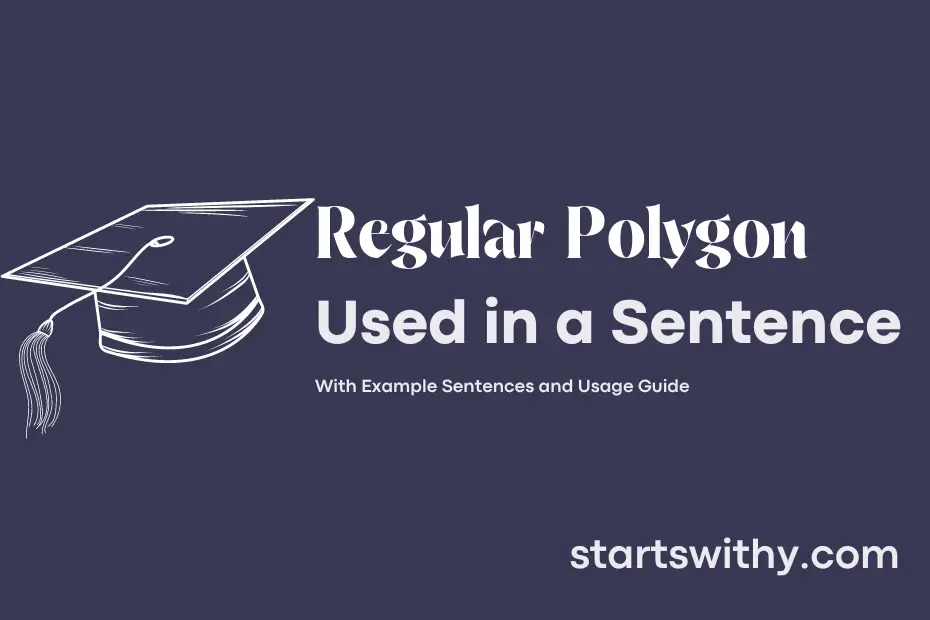Sentence with Regular Polygon