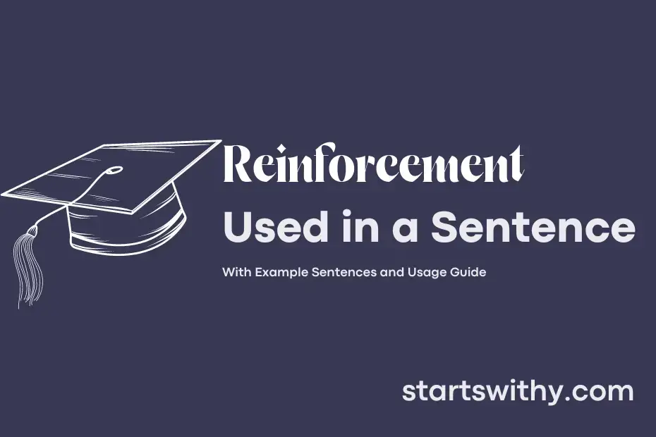 Sentence with Reinforcement