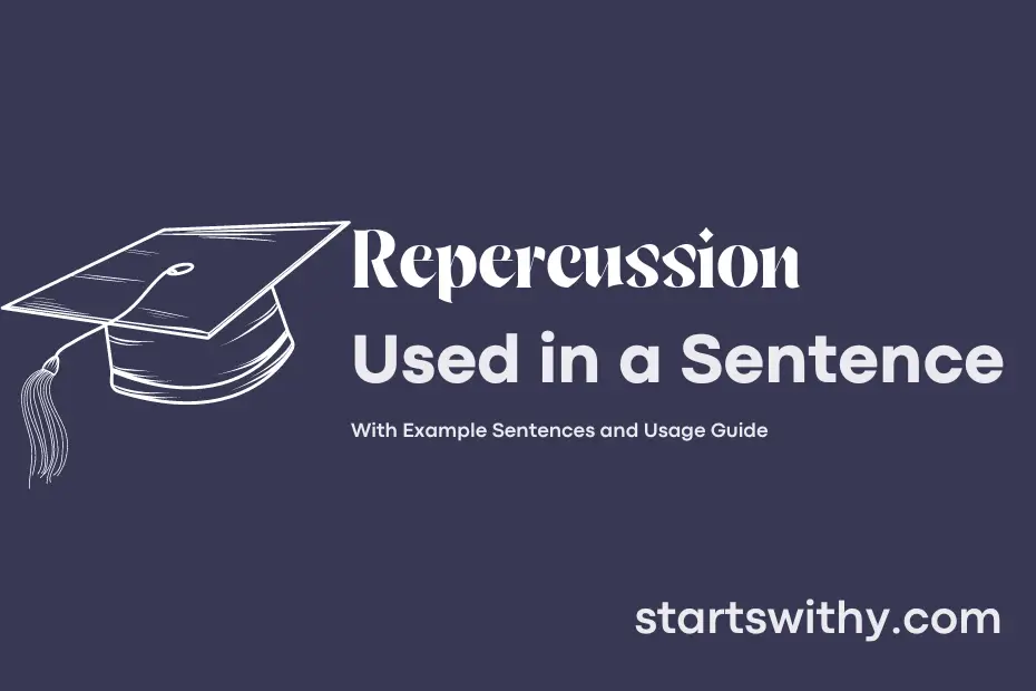 Sentence with Repercussion