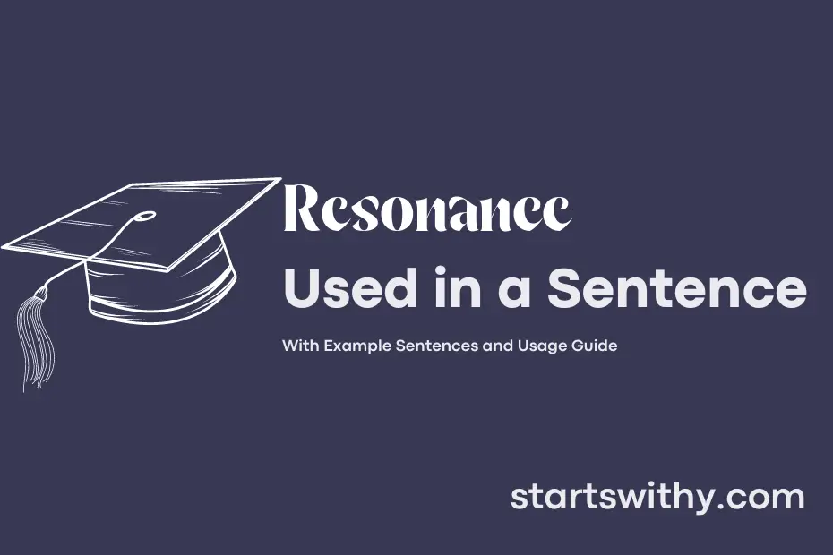 Sentence with Resonance