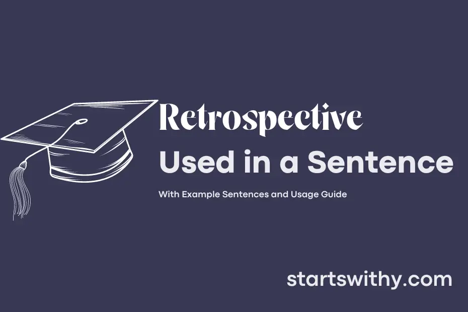 Sentence with Retrospective