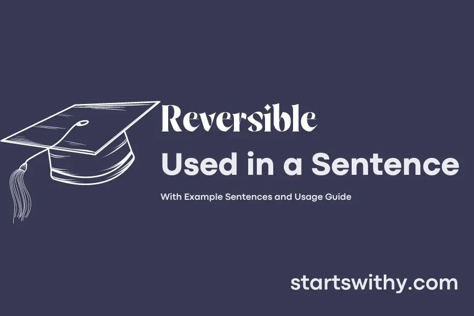 Sentence with Reversible