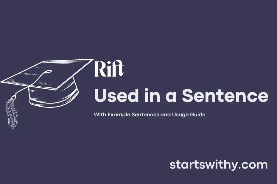 Sentence with Rift
