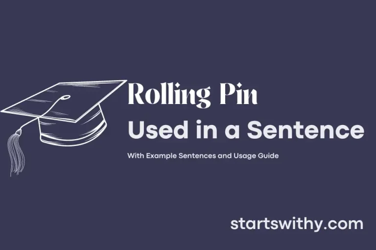 Pin Example With Roole ROLLING PIN in a Sentence Examples: 21 Ways to Use Rolling Pin