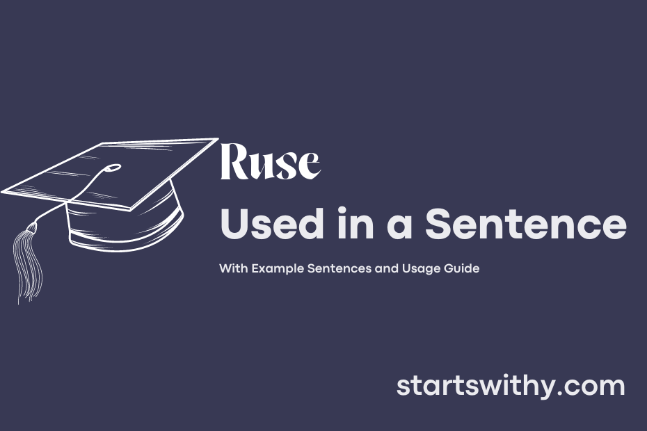 Sentence with Ruse