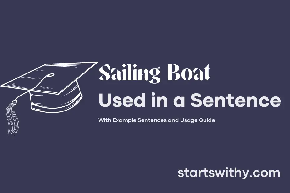 Sentence with Sailing Boat