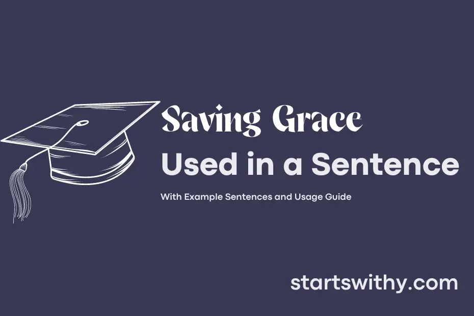 Sentence with Saving Grace