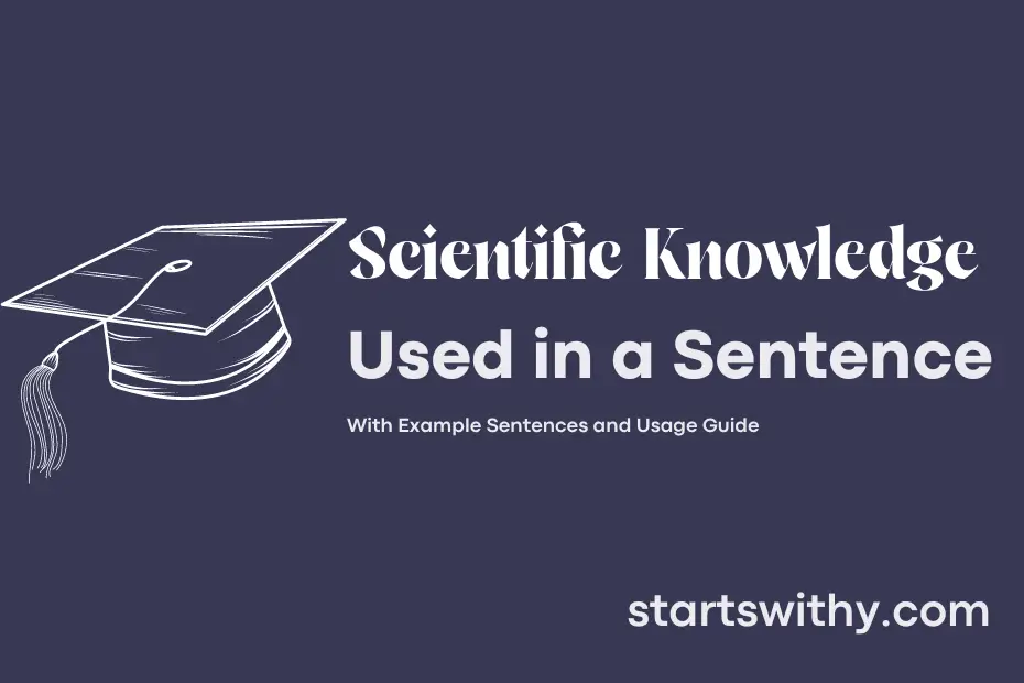 Sentence with Scientific Knowledge