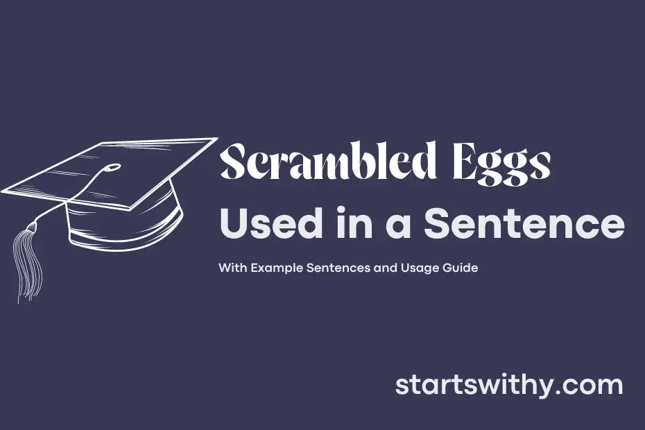 Sentence with Scrambled Eggs