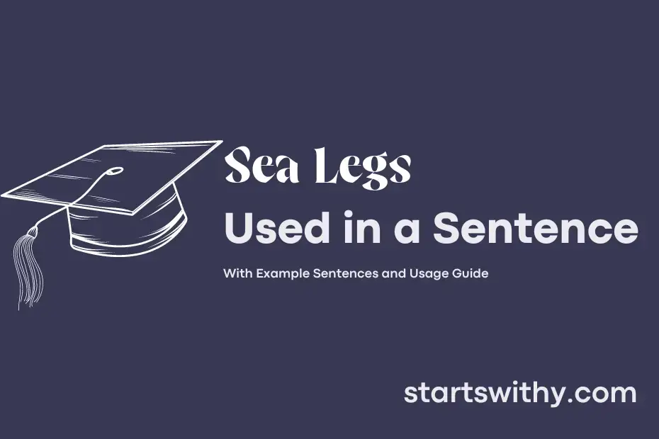 Sentence with Sea Legs