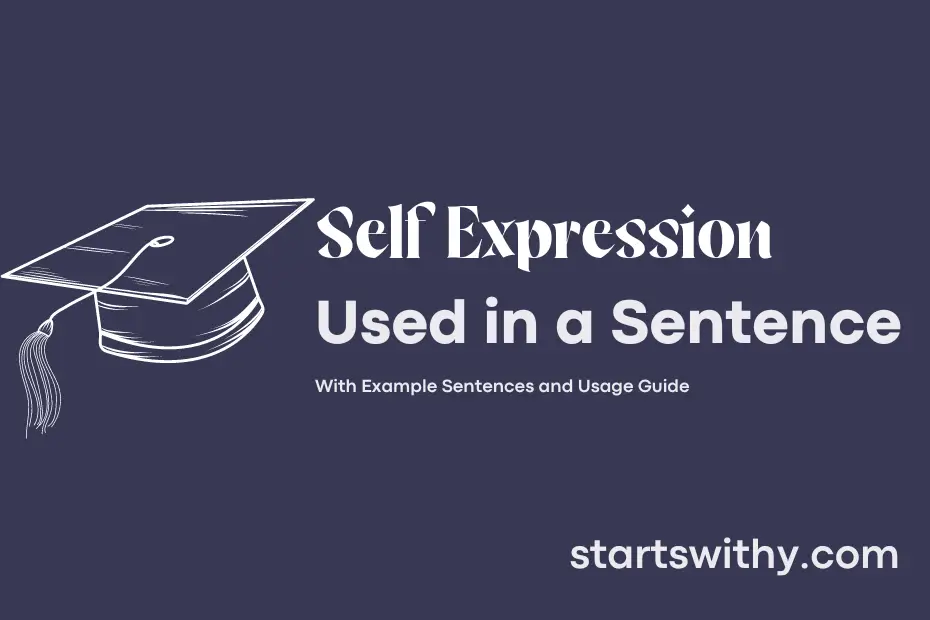 Sentence with Self Expression