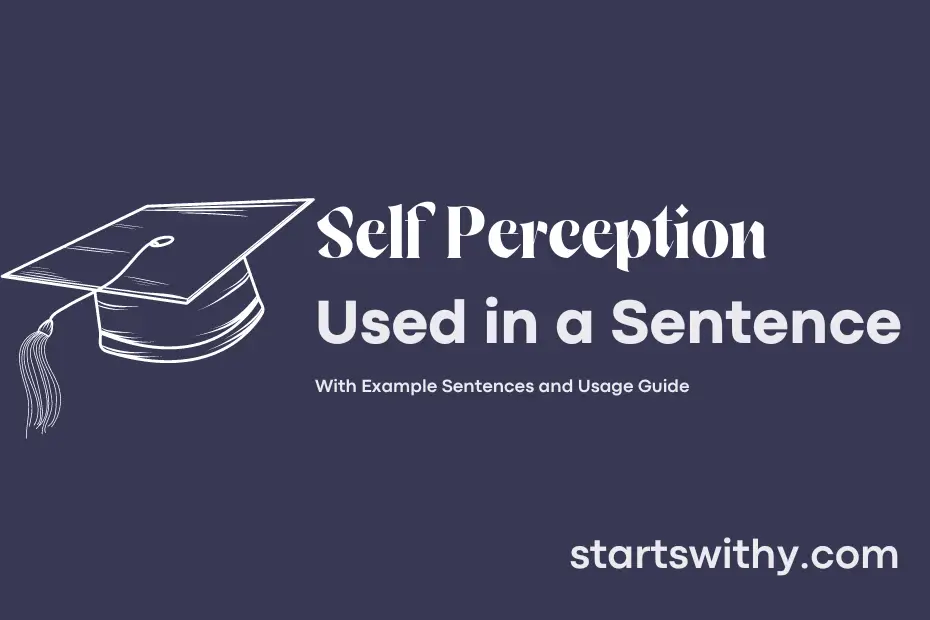 Sentence with Self Perception