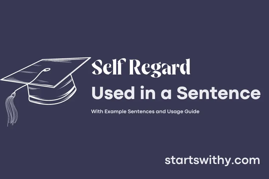 Sentence with Self Regard