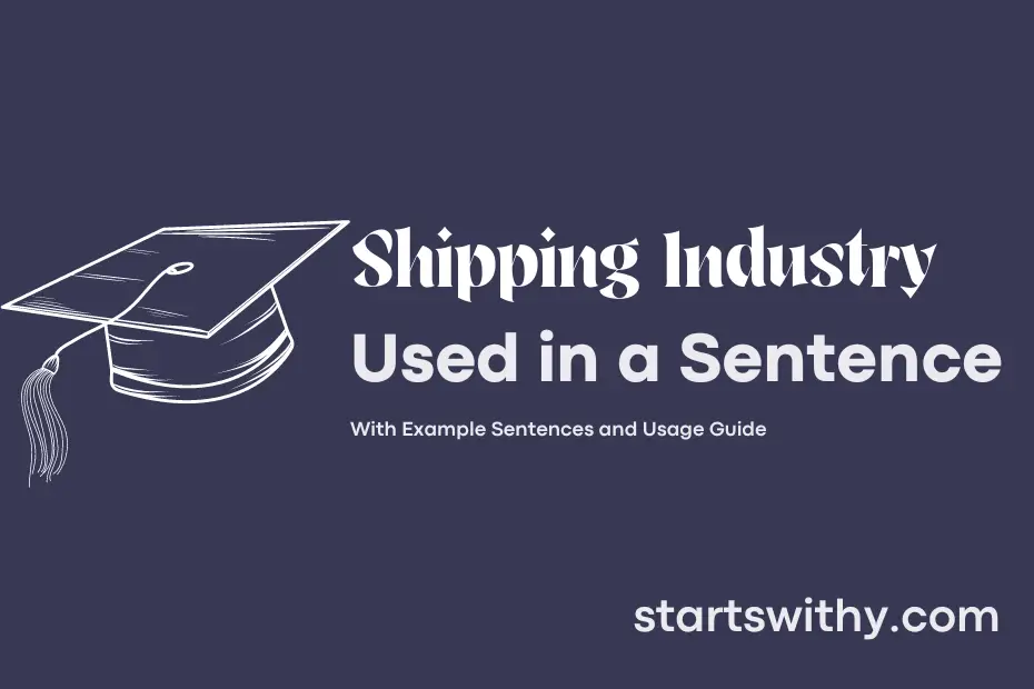 Sentence with Shipping Industry