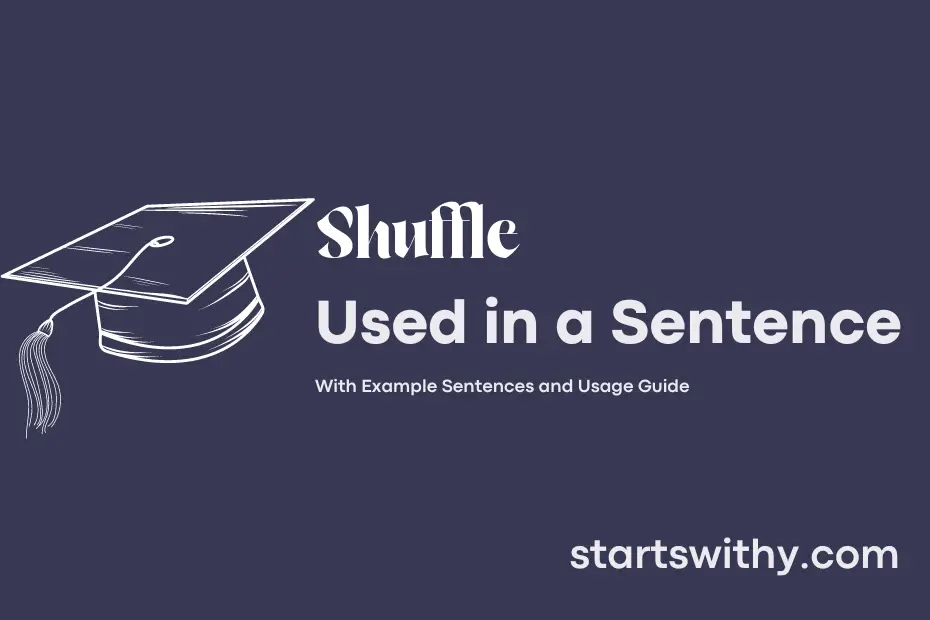 Sentence with Shuffle