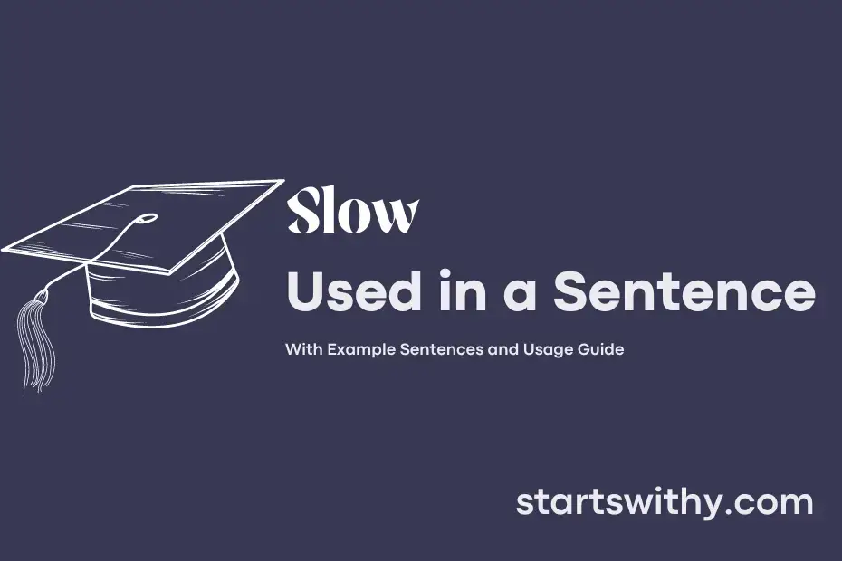 Sentence with Slow