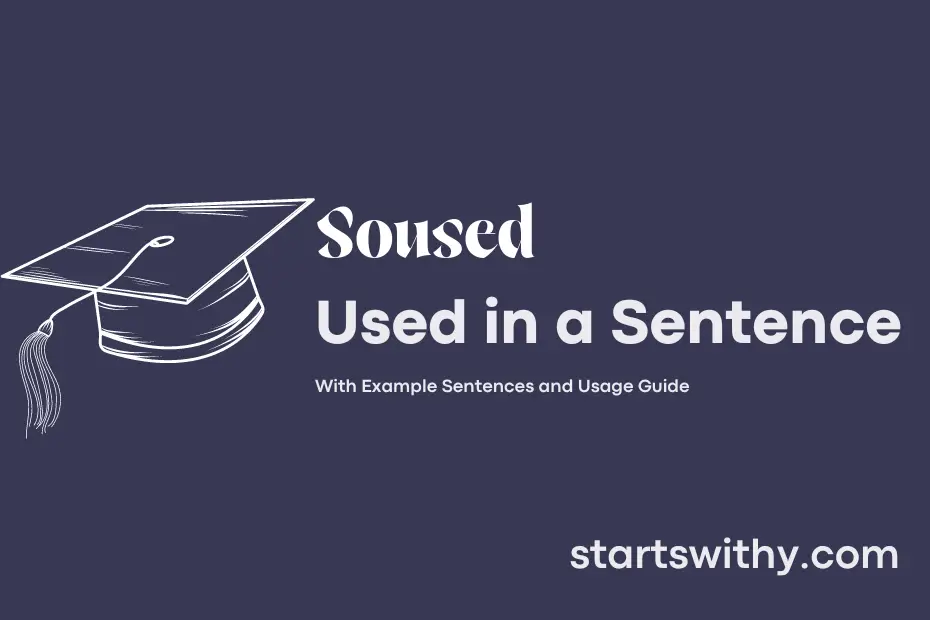 Sentence with Soused