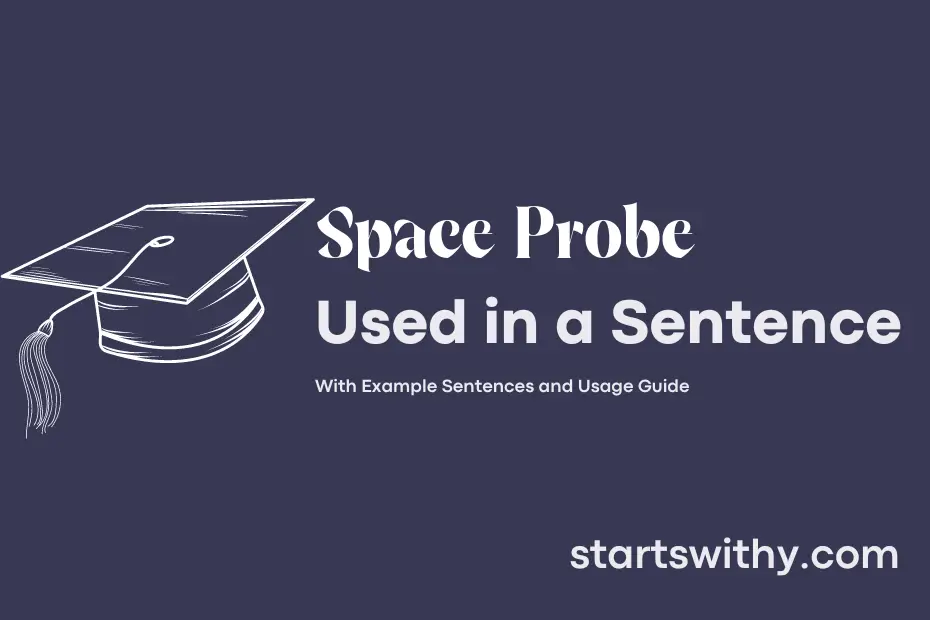 Sentence with Space Probe