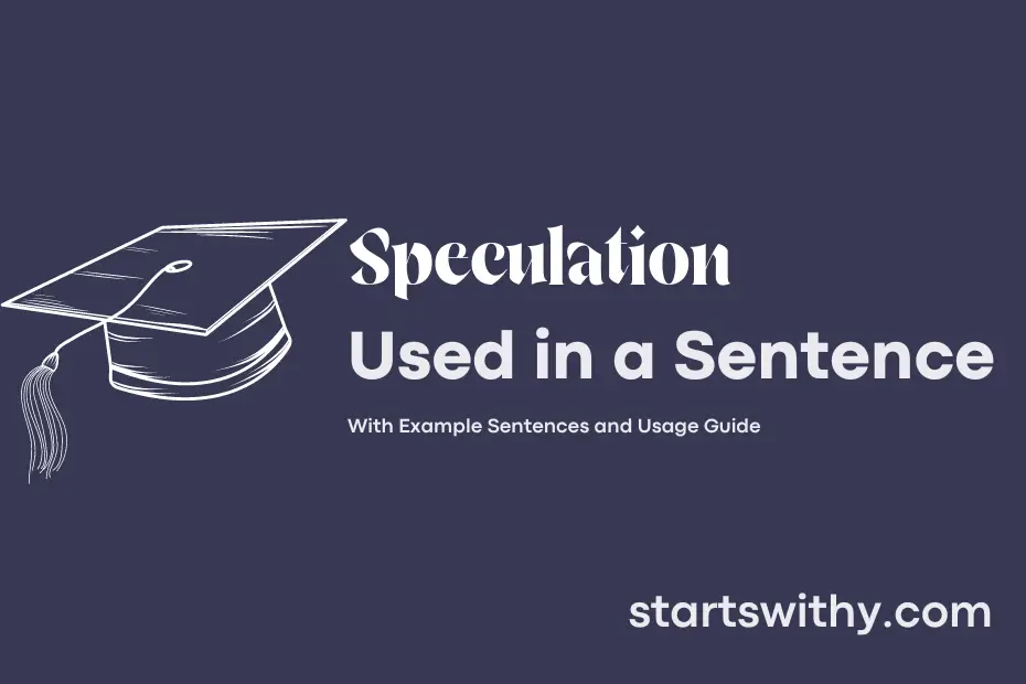 Sentence with Speculation