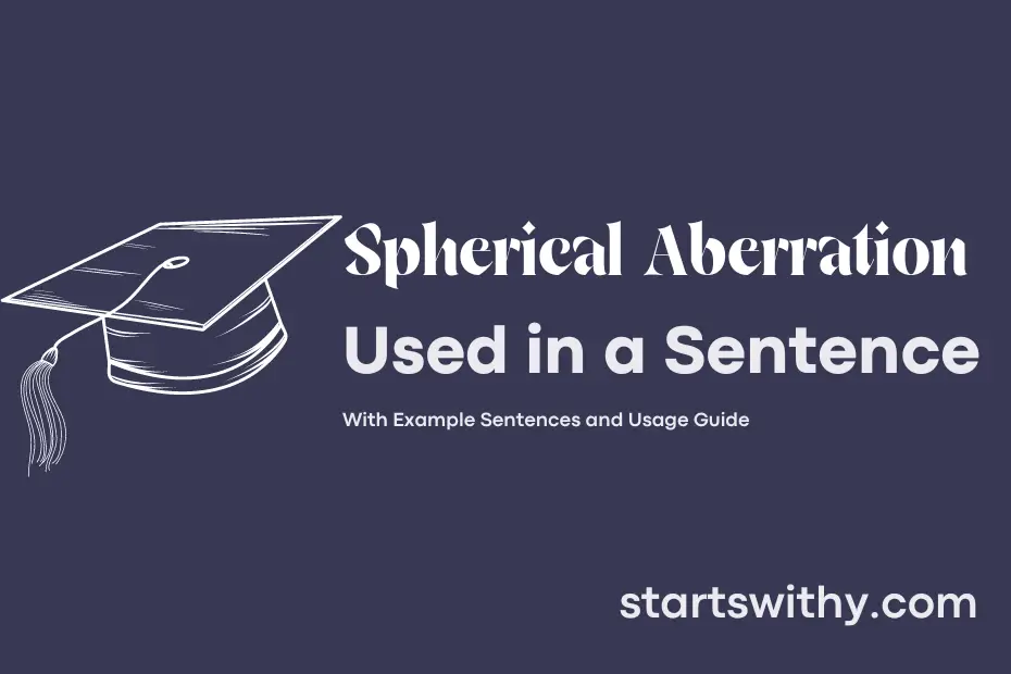 Sentence with Spherical Aberration
