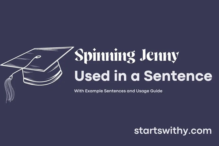 Sentence with Spinning Jenny