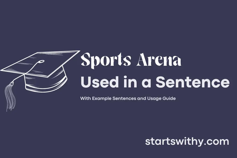 Sentence with Sports Arena
