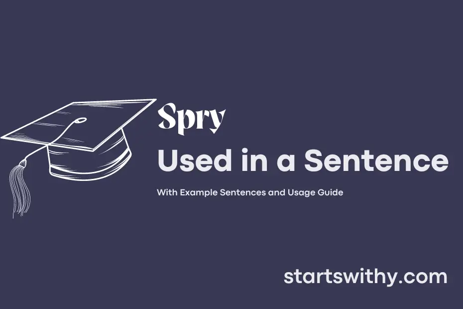 Sentence with Spry