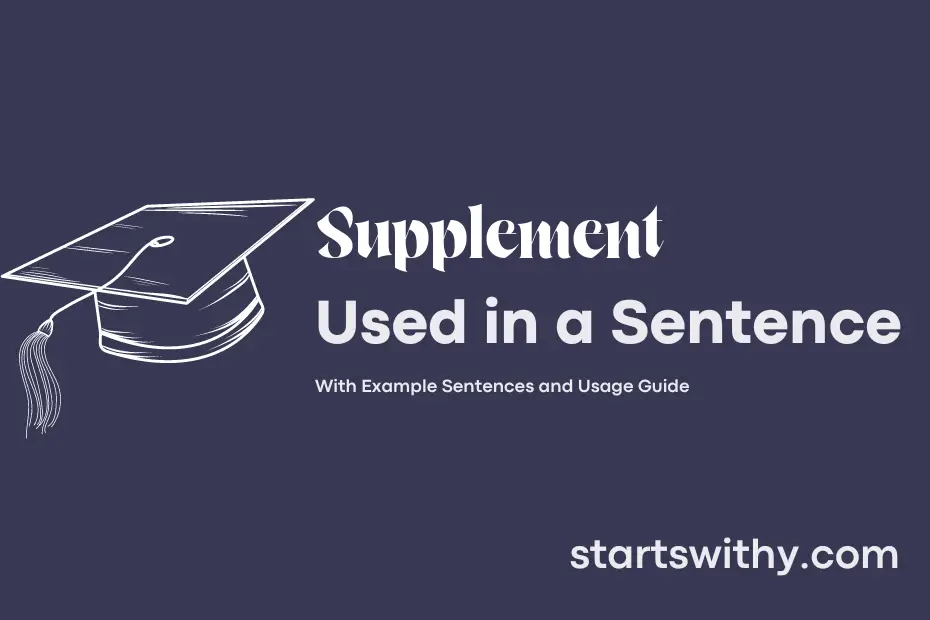 Sentence with Supplement