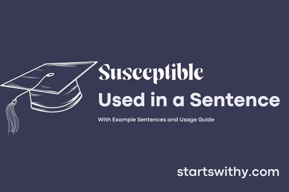 Sentence with Susceptible