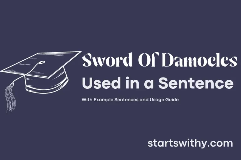 sword of damocles idiom sentence