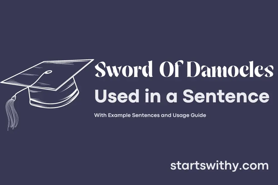 Sentence with Sword Of Damocles