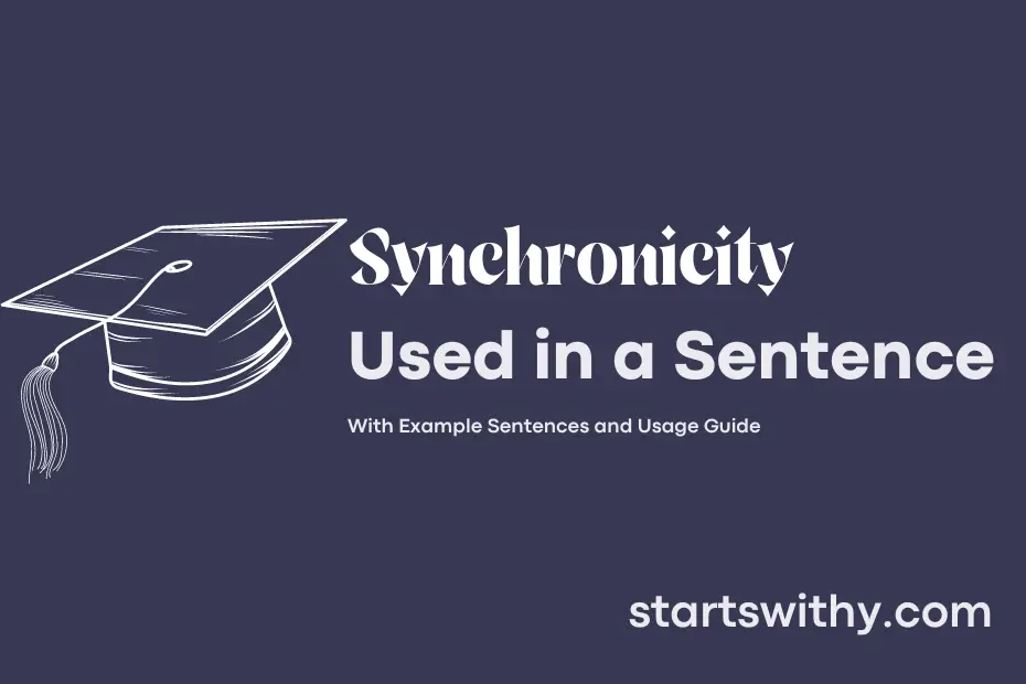 Sentence with Synchronicity