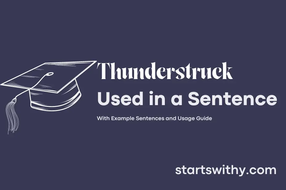 Sentence with Thunderstruck