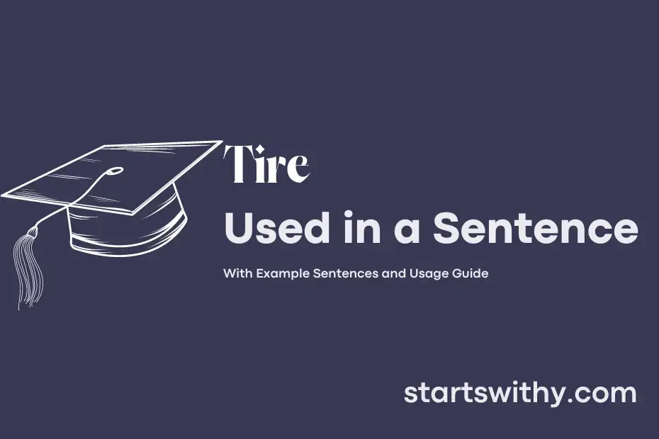 Sentence with Tire