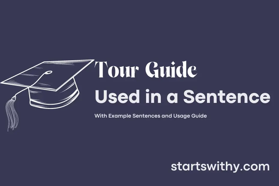 Sentence with Tour Guide