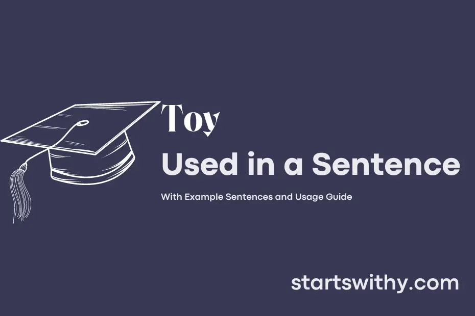 Sentence with Toy