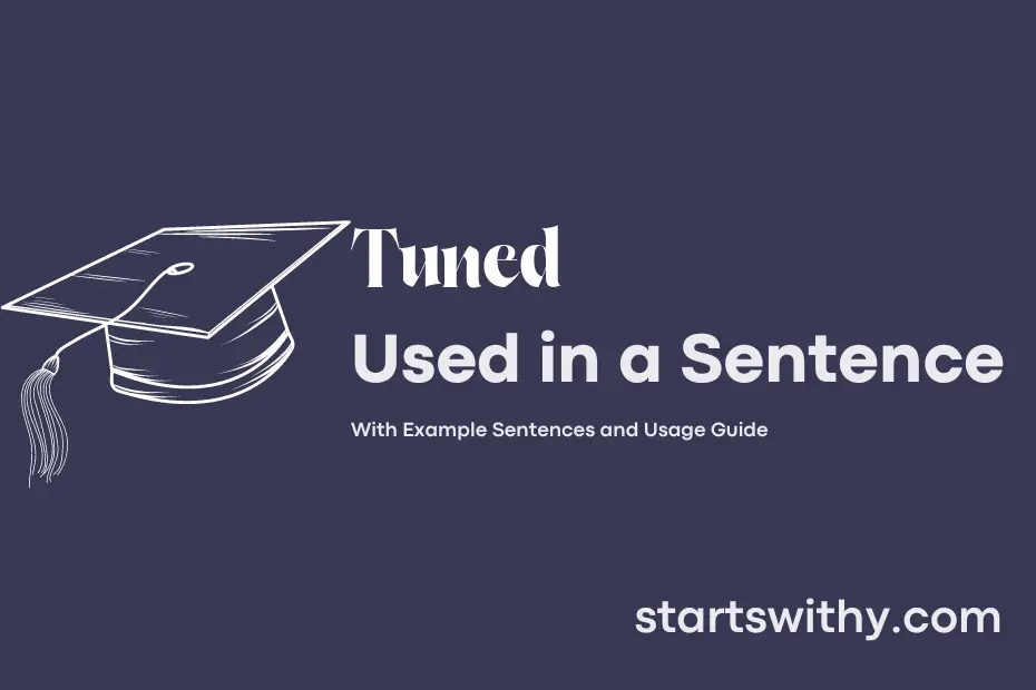 Sentence with Tuned