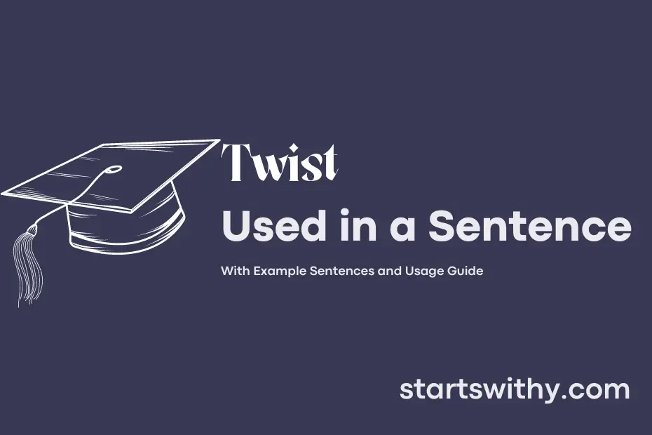Sentence with Twist