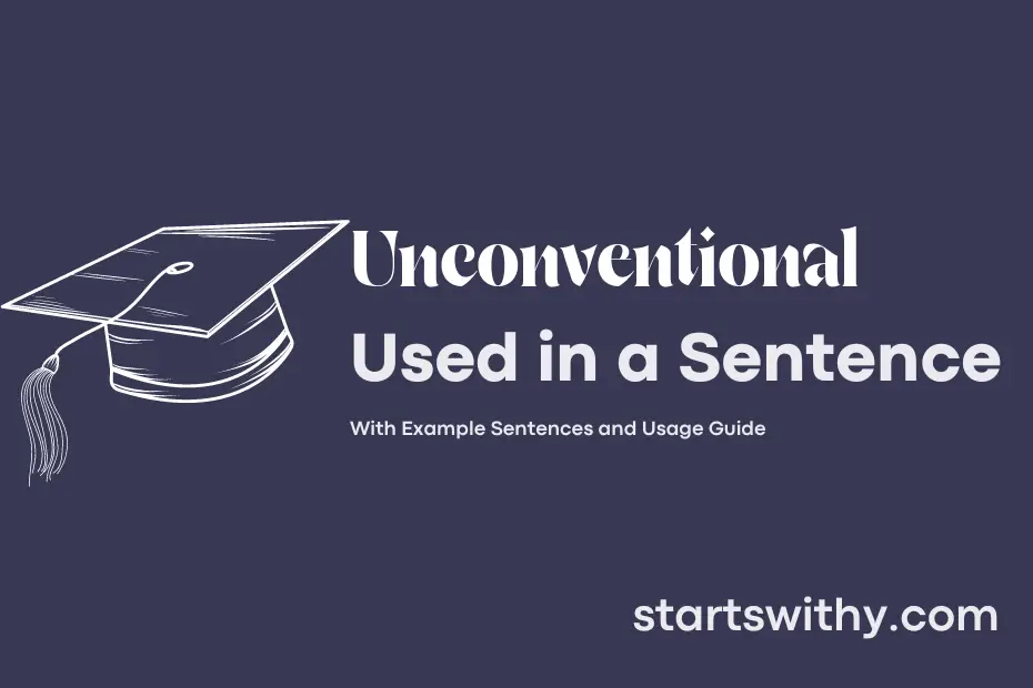 Sentence with Unconventional