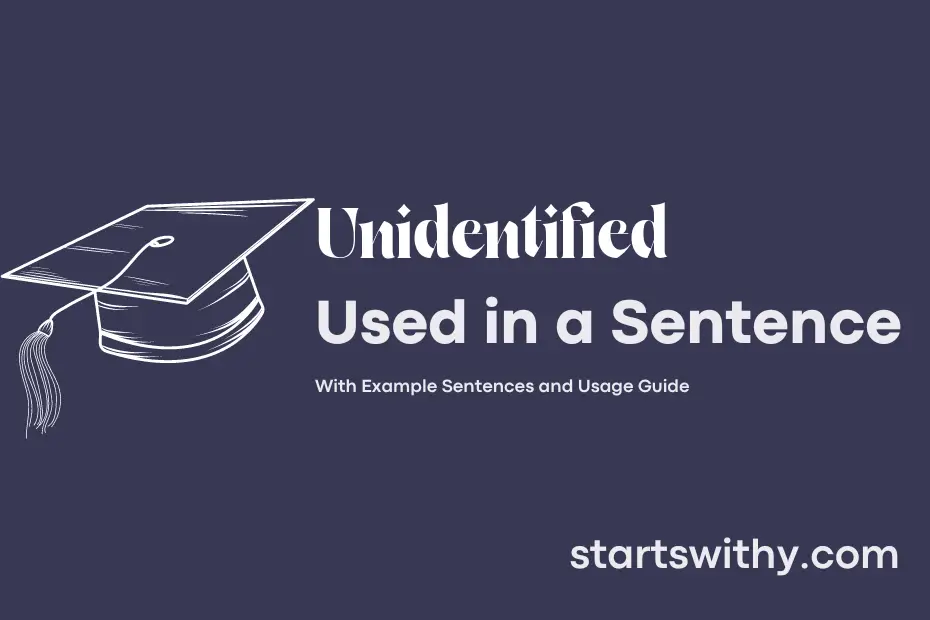 Sentence with Unidentified