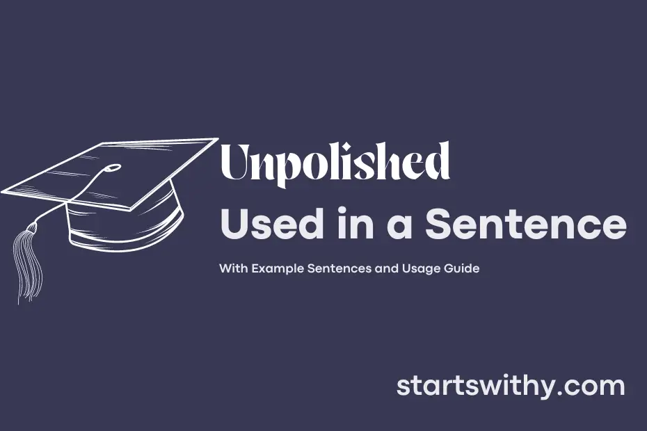 Sentence with Unpolished