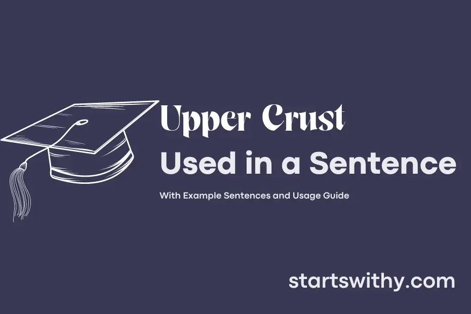 Sentence with Upper Crust