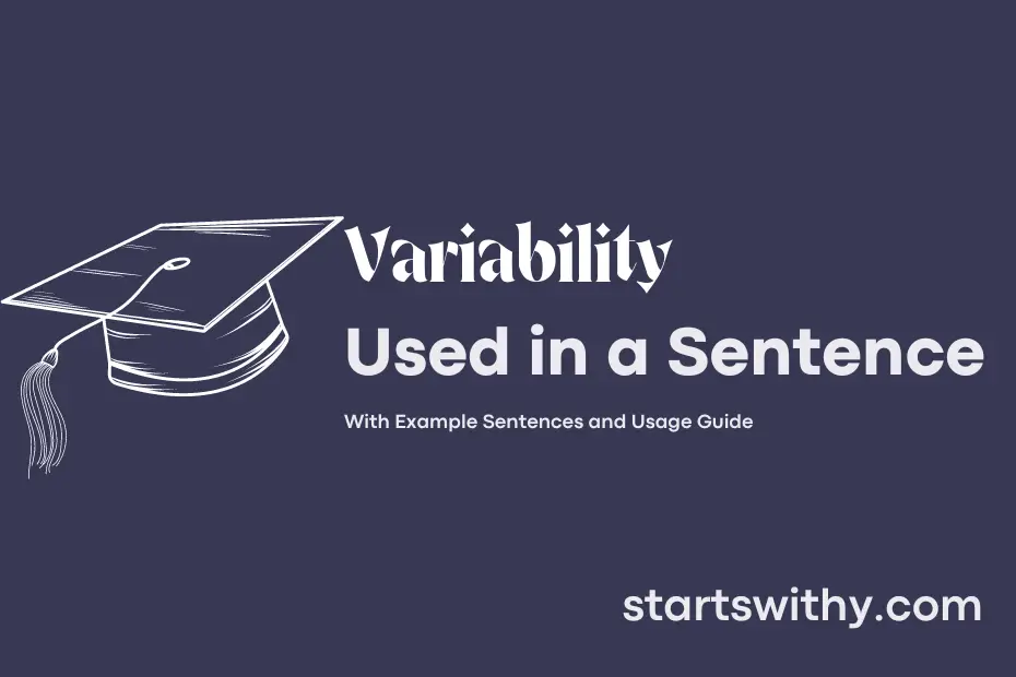 Sentence with Variability