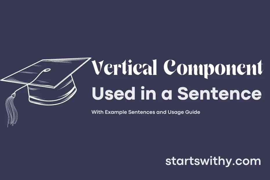 Sentence with Vertical Component